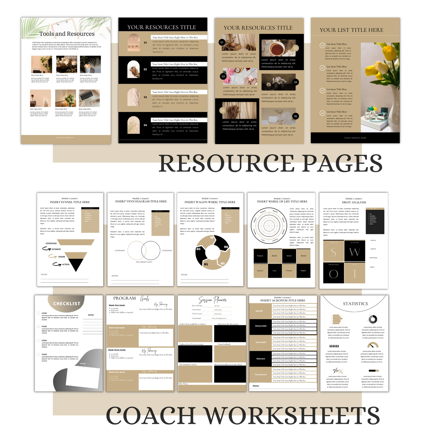 90+ Ebook workbook template coach edition