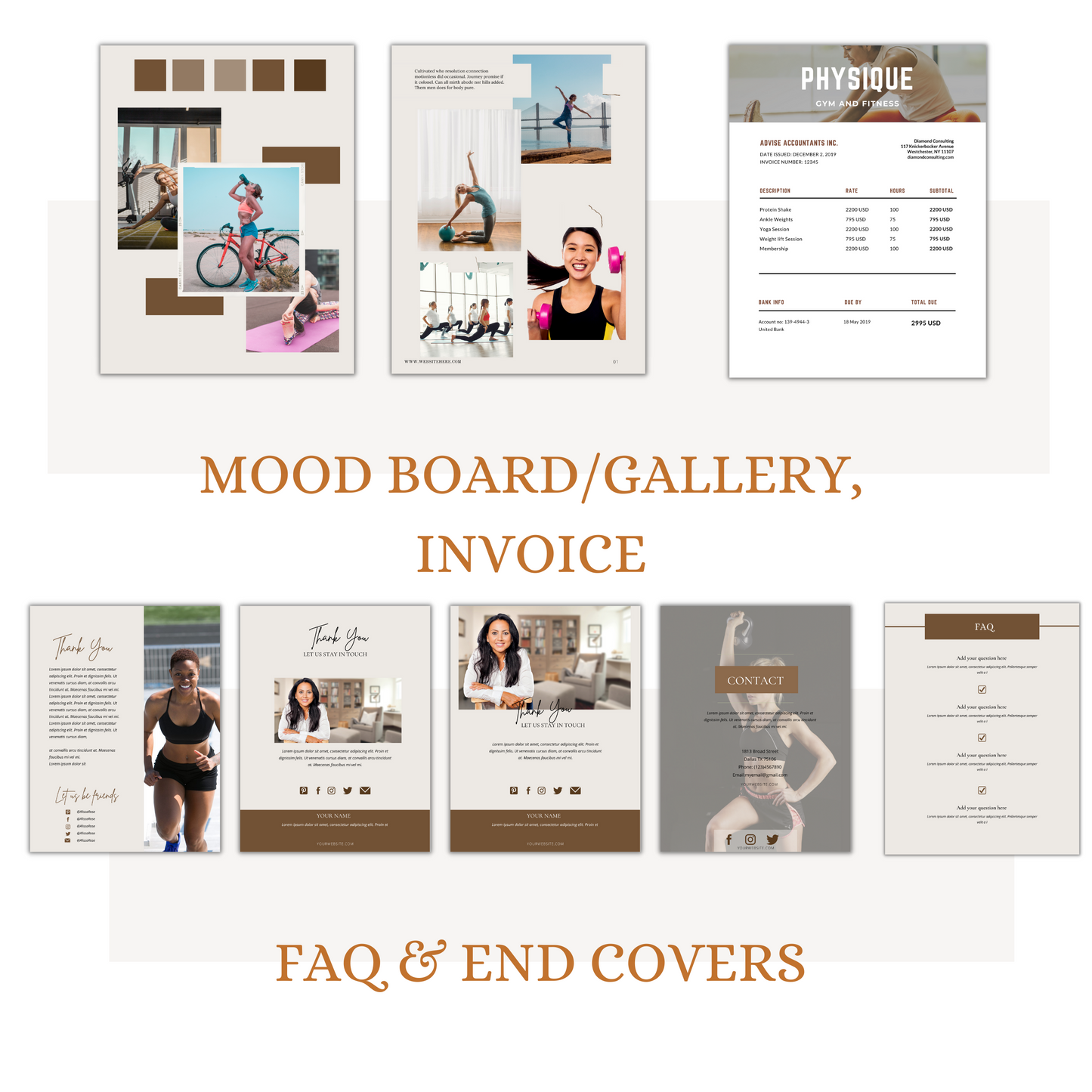 100 Fitness Coaching Ebook template