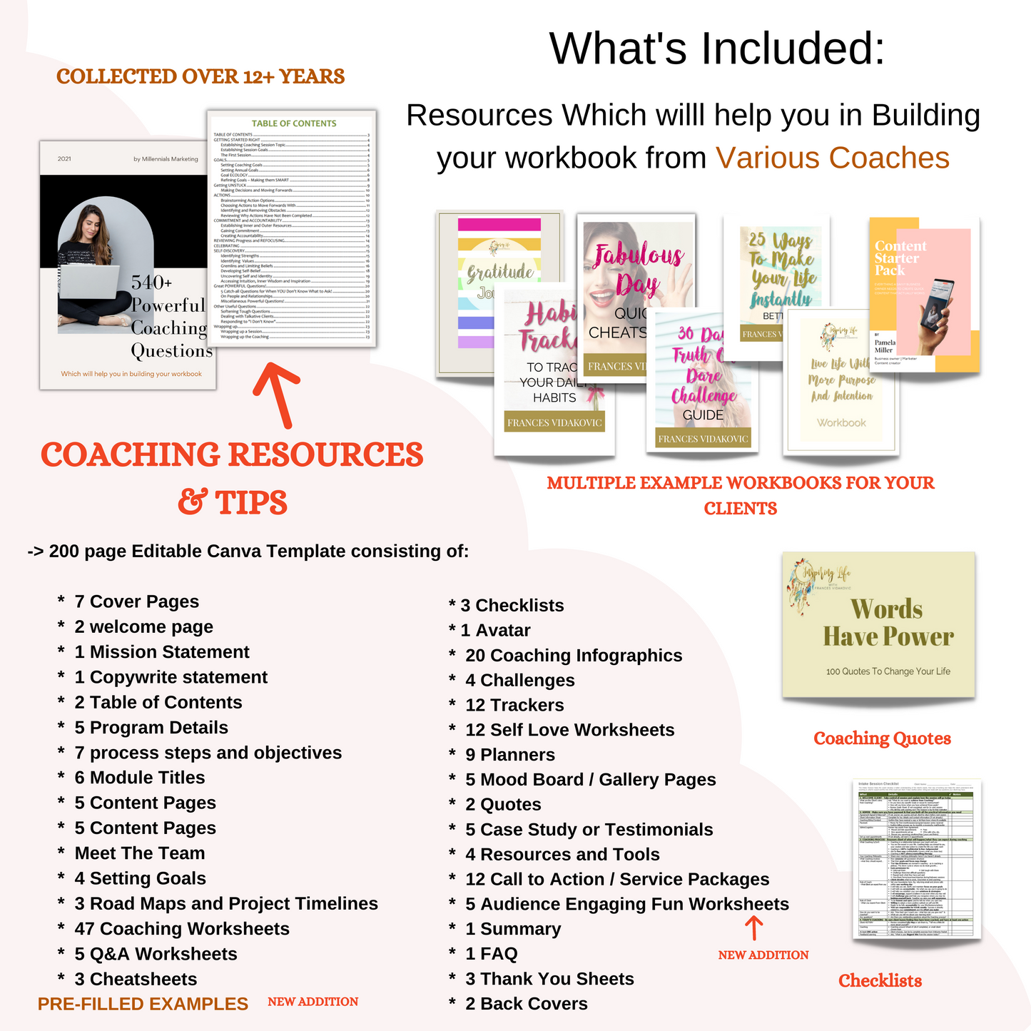 200 Pages Coaching Course Ebook template