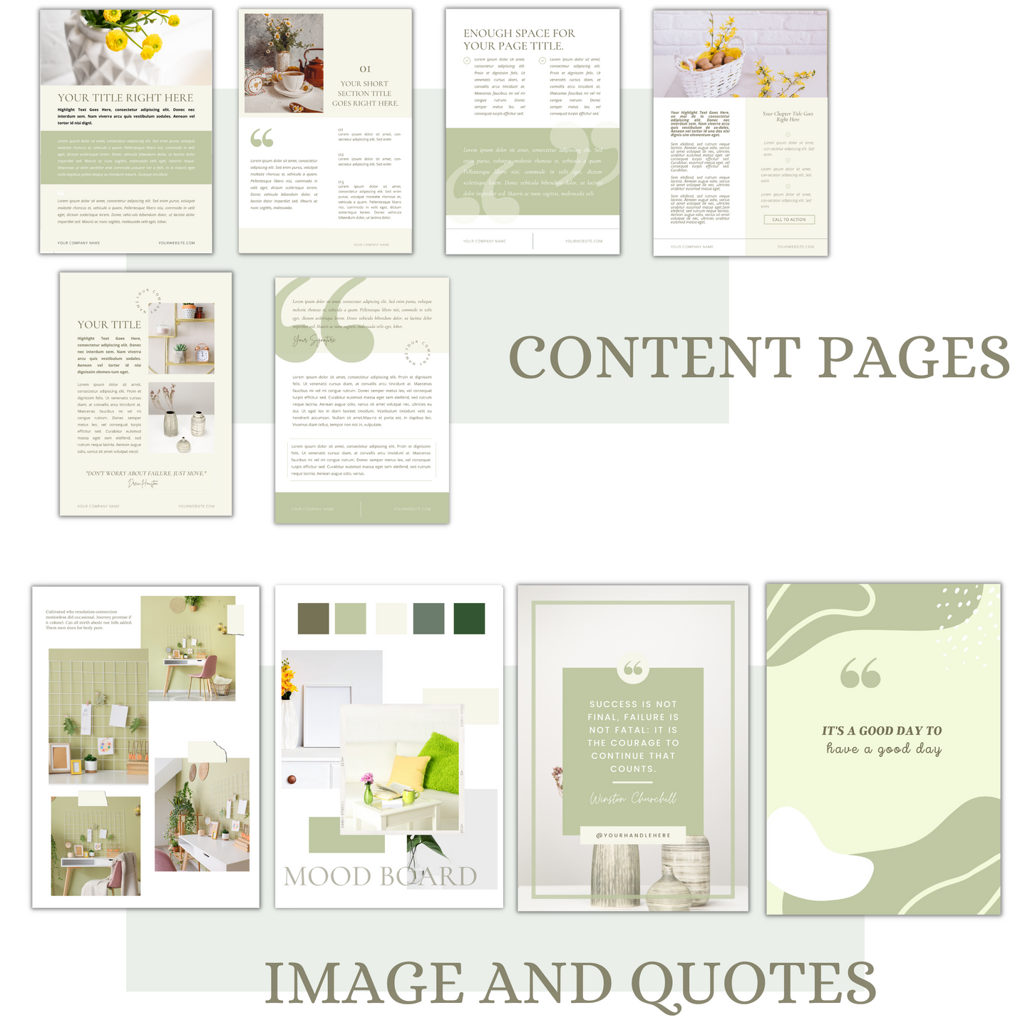 100 Ebook workbook template canva