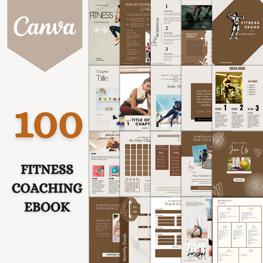 100 Fitness Coaching Ebook template