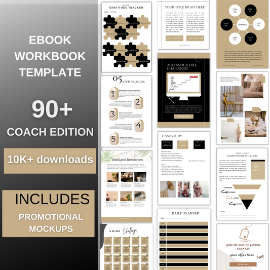 90+ Ebook workbook template coach edition