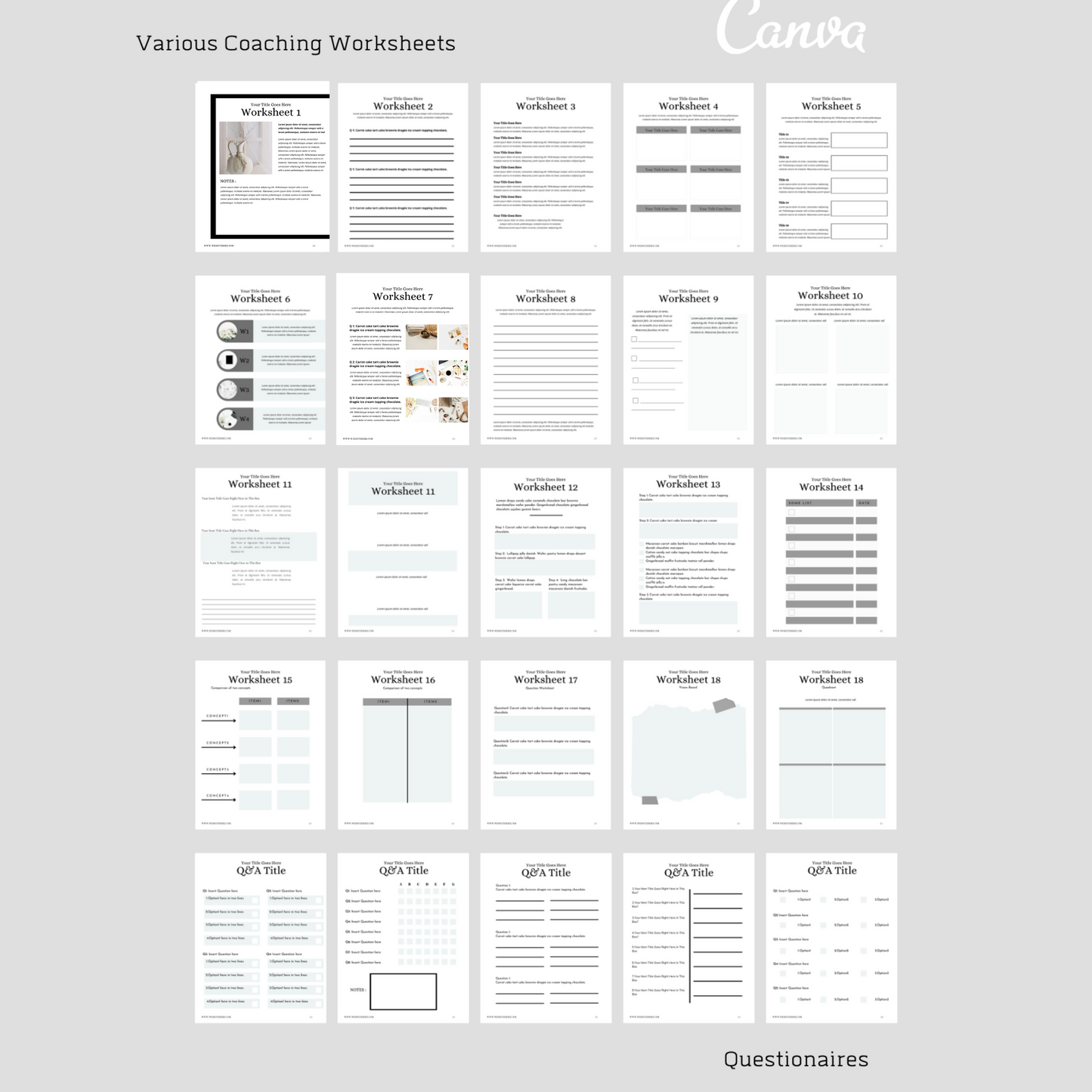 Ultimate Ebook workbook template