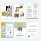 60+ Blue Gold Ebook/Workbook Template Canva