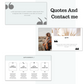 sales page template, course landing page, link in bio template, Online course sales funnel, Course launch template, course creator, coaching