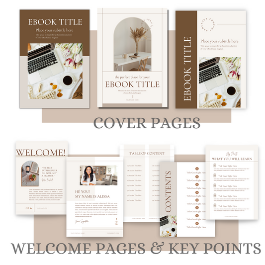 ebook template canva, workbook template canva, lead magnet, online coach, business coach, mega business workbook, online course marketing