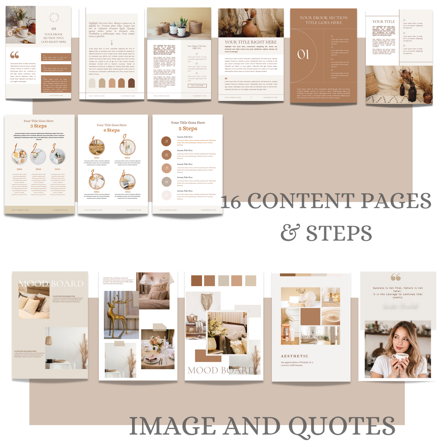 ebook template canva, workbook template canva, lead magnet, online coach, business coach, mega business workbook, online course marketing