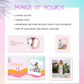 Shopify Theme Template - Pastel Shopify Theme - Shopify Template Design - Shopify 2.0 - Feminine Aesthetic design - Pink Boutique website