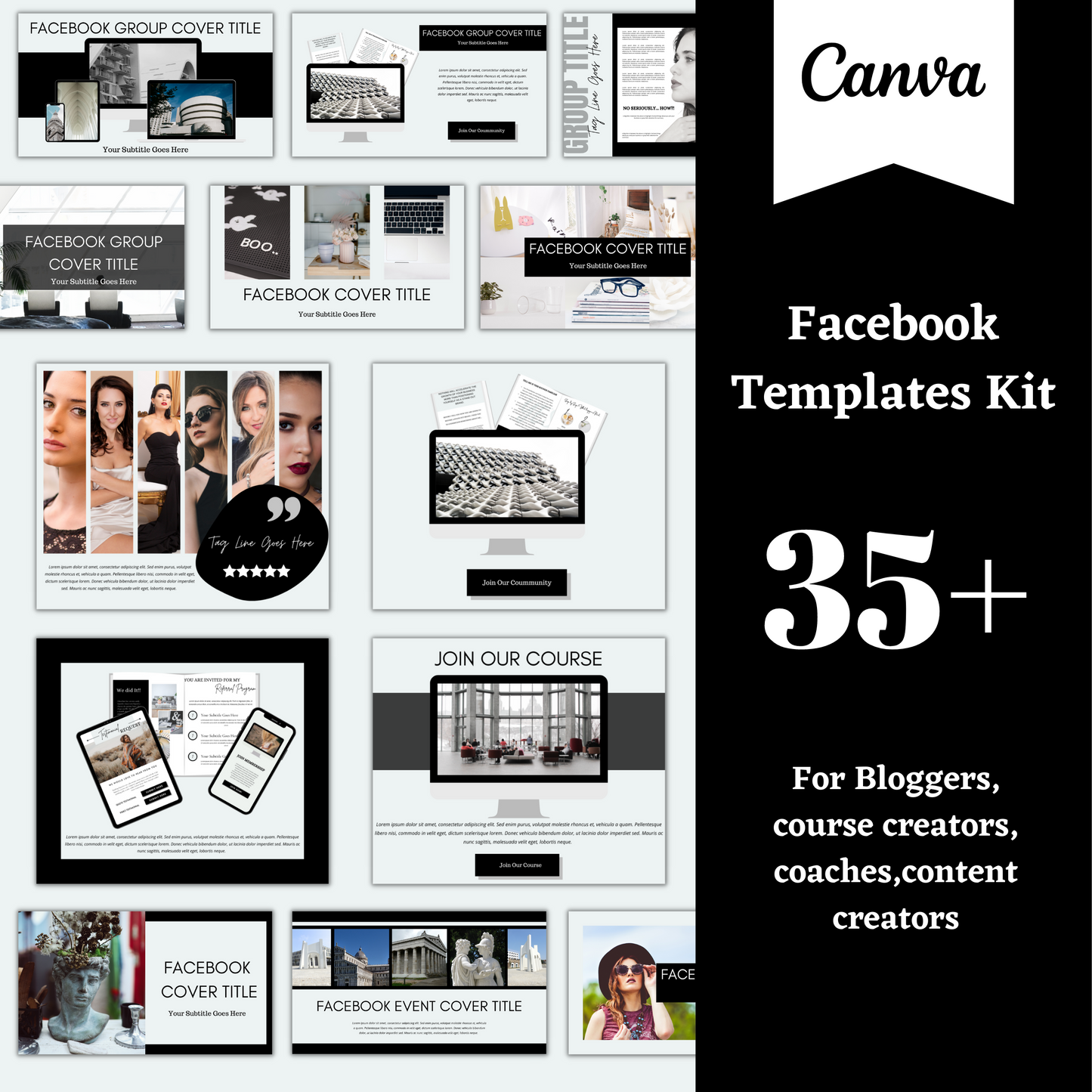 Facebook branding templates, Facebook timeline cover, business Facebook cover, engaging template, facebook posts, event covers, group covers