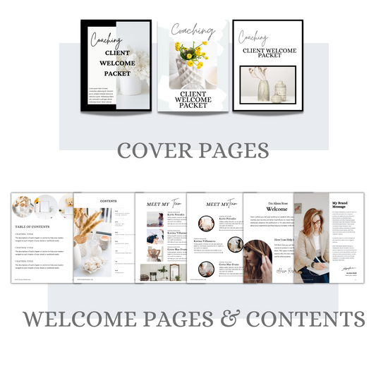 85+ Coaching Client Welcome Packet Template Canva