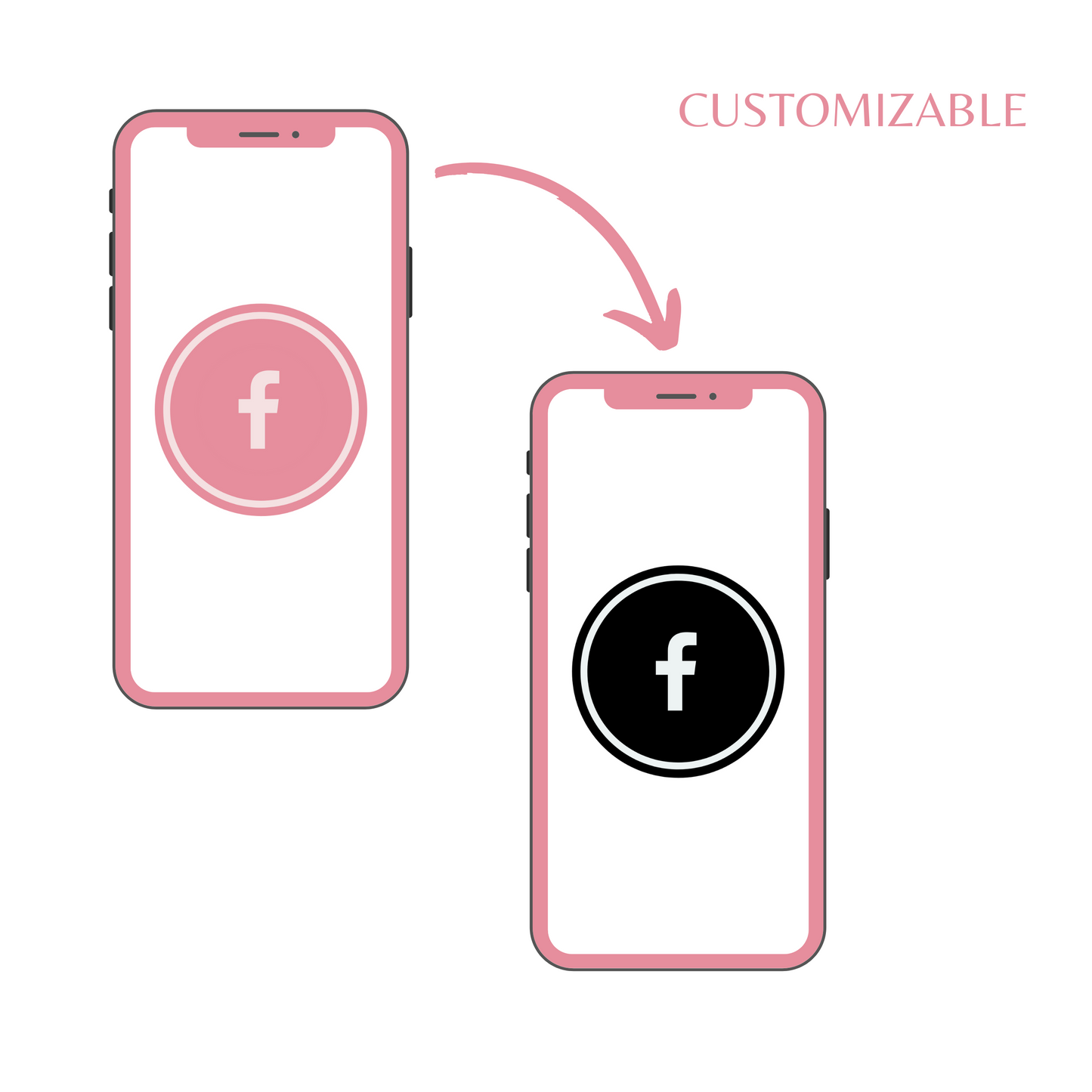 Blush pink Instagram story highlight icons, highlight covers, engagement instagram, icon for branding online coach, branding highlight cover