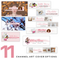 Youtube banner blush pink, podcast cover, youtube channel kit, youtube thumbnails, youtube intro, youtube branding, youtube kit, end screen