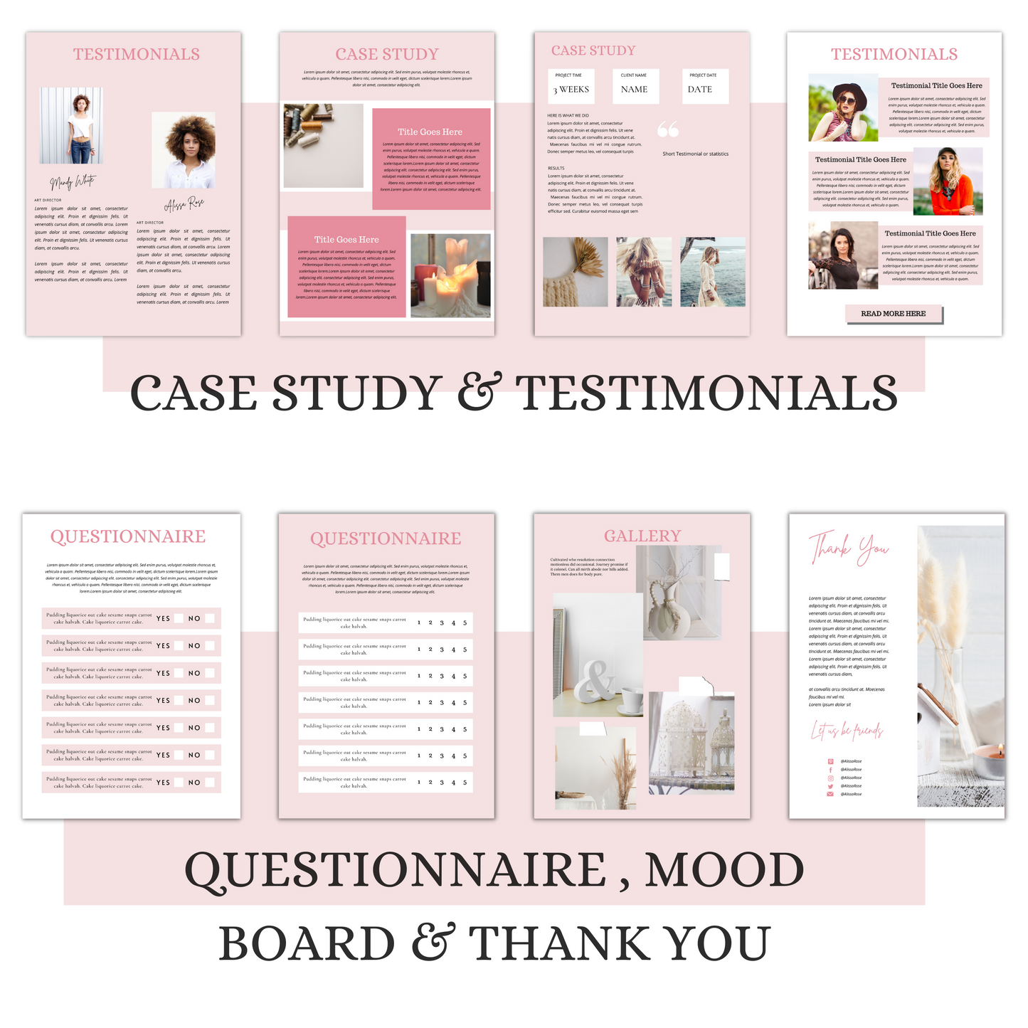 Blush Pink Email Newsletter template for Mailchimp, Email Marketing, online course, online coach, email campaign, marketing small  business