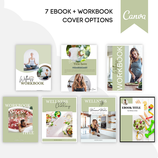 Ebook template, workbook template canva, online coach, course creator, online course, coaching, wellness coach, health coach, nutritionist