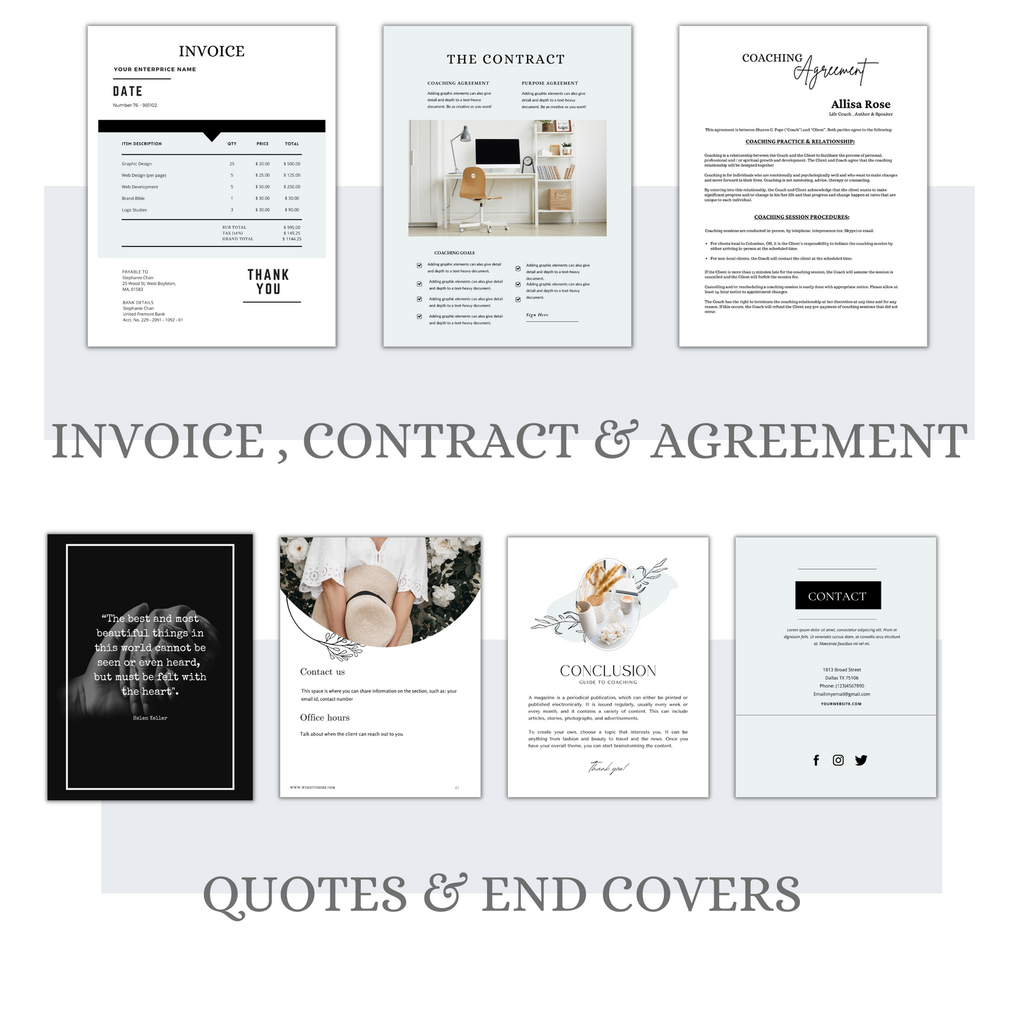 50+ Coaching Client Goodbye Packet Template Canva PDF