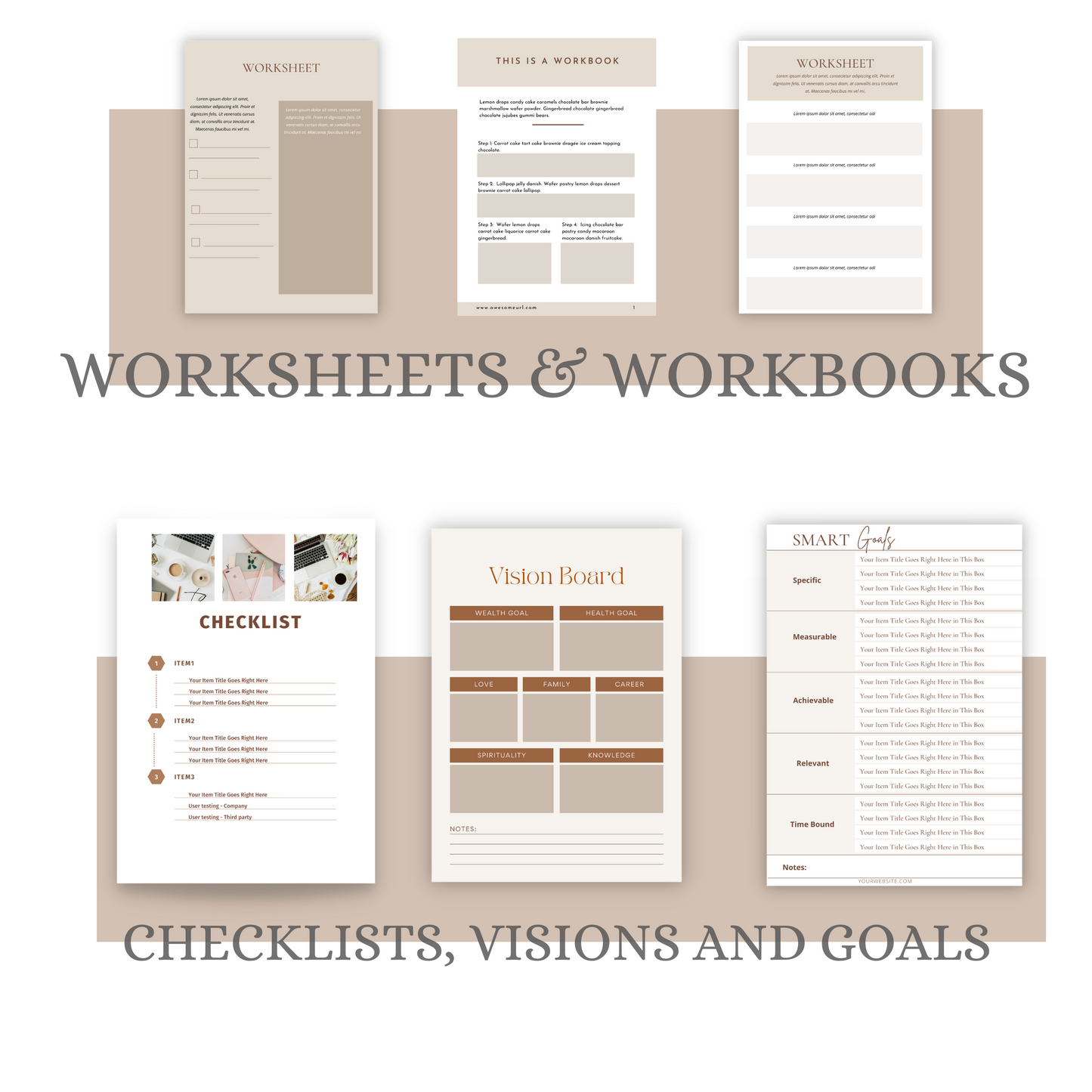 30 Page Ebook/Workbook  Template Canva