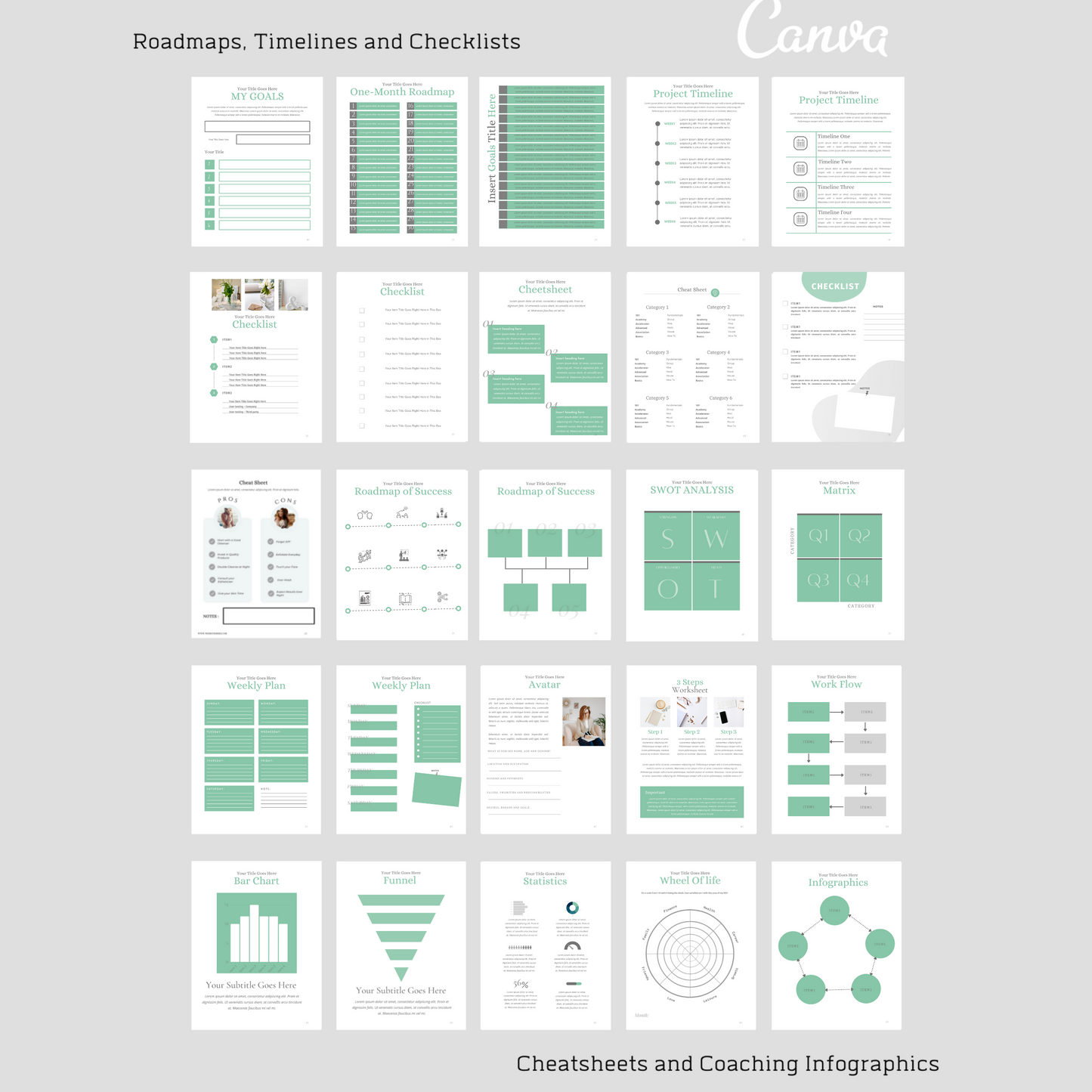 195+ ULTIMATE Ebook/Workbook Template Canva