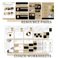 90+ Coach Edition Ebook/Workbook  Template Canva Business Coach