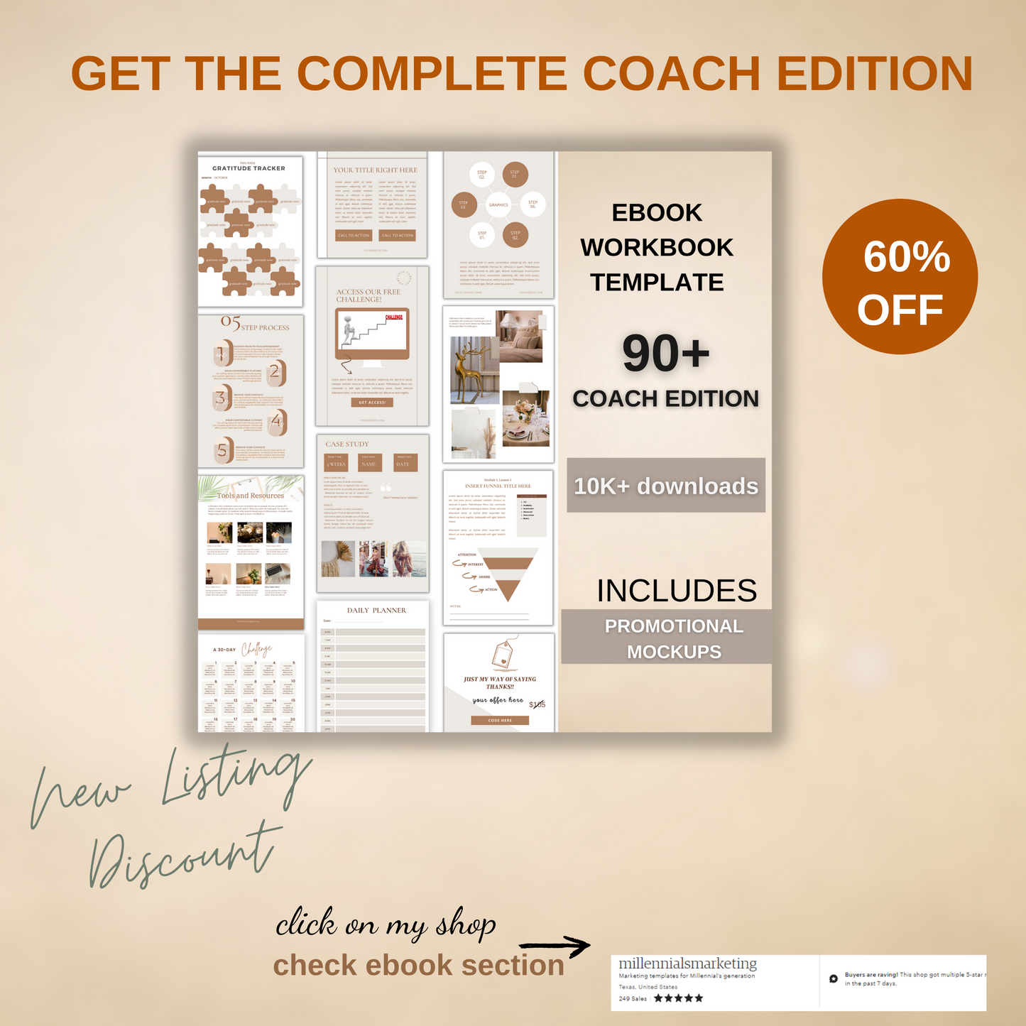 90+ Coach Edition Ebook/Workbook Template Canva,