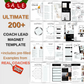200+ Ultimate Lead Magnet Healte Coach Ebook/Workbook Template Canva